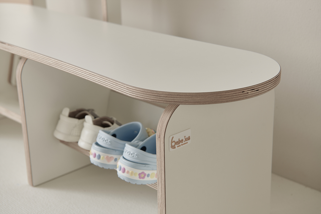 베베조아 아기 슈벤치 현관 신발장 오픈형 의자