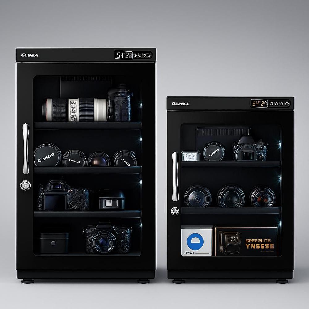 디지털 카메라제습함 전자 장비 부품 항습 보관함 60리터 터치 모델 (25-60RH)