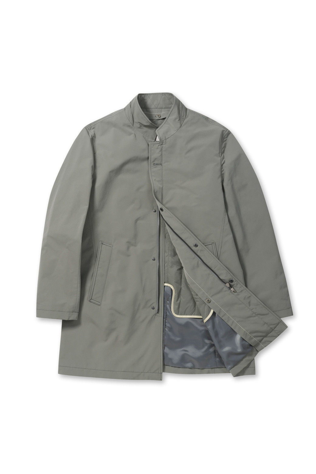 BRENTWOOD [커뮤터] 라이너 탈착 스탠드칼라 코트BRCCX25211KHL