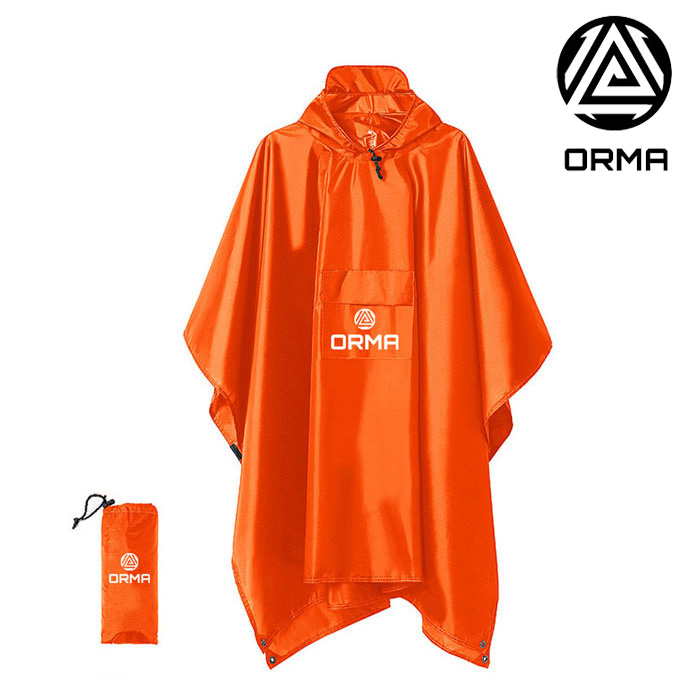 ORMA 판초 우의 등산 캠핑 우비 남녀공용 비옷 - 상세 이미지 4