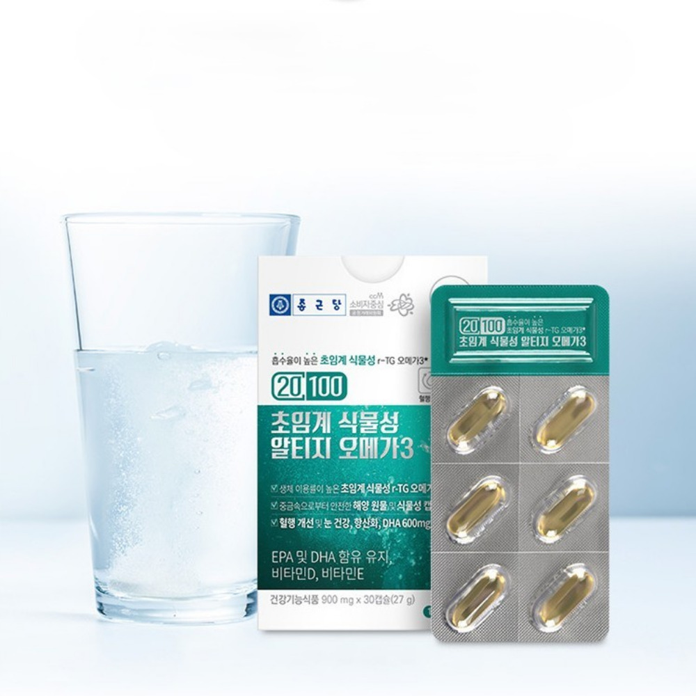 종근당 20100 초임계 식물성 알티지 오메가3 혈류 활성 사이클 블러드 30캡슐, 2개 이미지 6