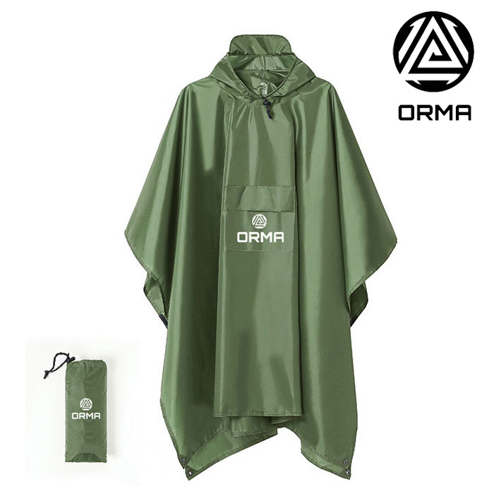 ORMA 판초 우의 등산 캠핑 우비 남녀공용 비옷 - 상세 이미지 5