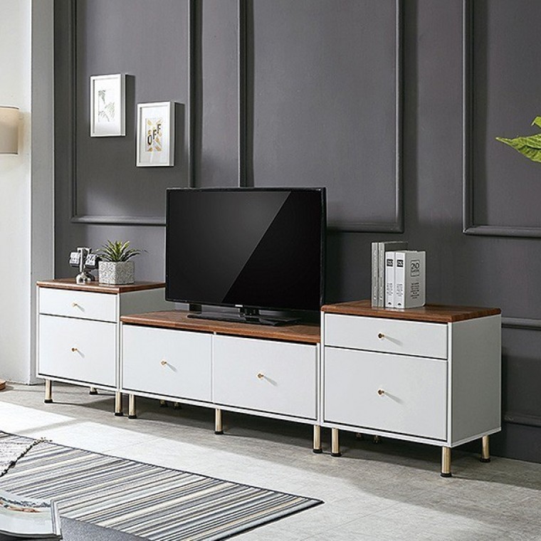 가구산책 1단2단 서랍형 거실장세트 DN7550