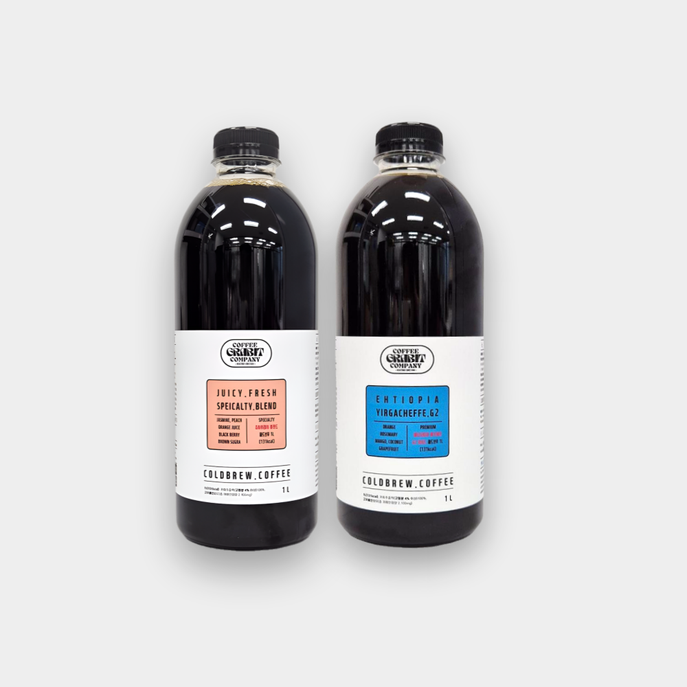 콜드브루 원액 1L+1L 더치커피 브라질 대용량 답례품 액상 커피
