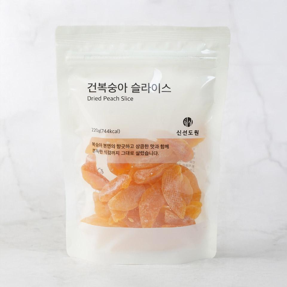메가마트 신선도원 건복숭아슬라이스 220g