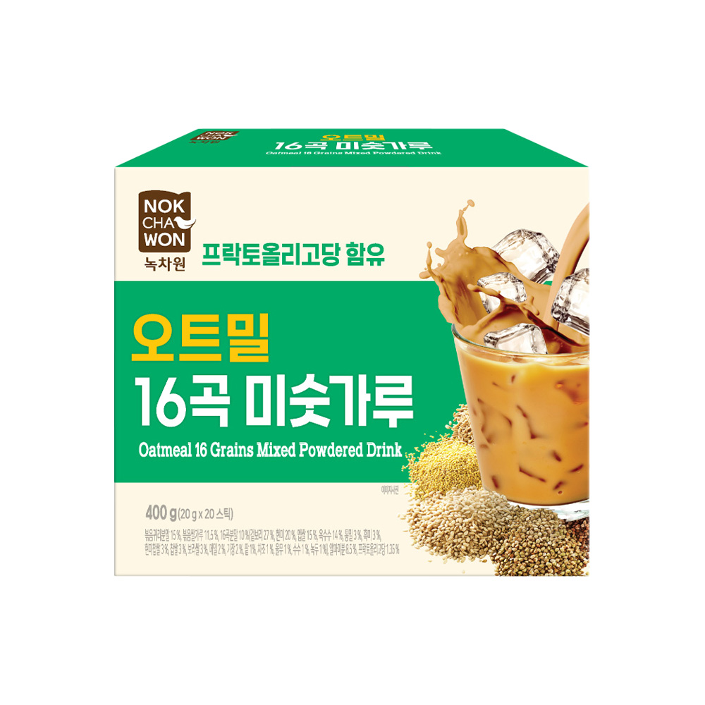 [녹차원] 1+1 오트밀 16곡 미숫가루 20스틱+20스틱
