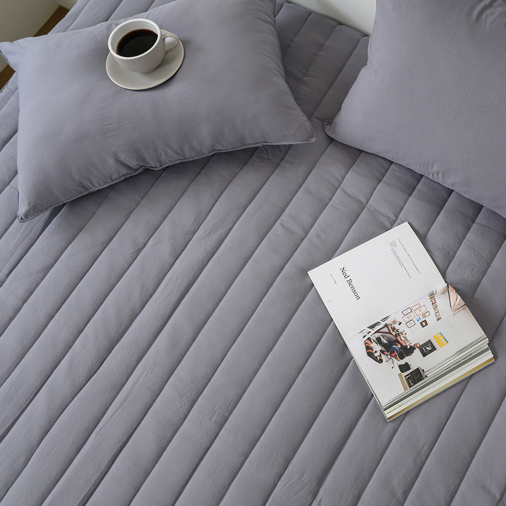 국산 누빔 침대 매트리스 커버 진드기방지 알러지케어 매트 시트 네이비, F(패밀리)