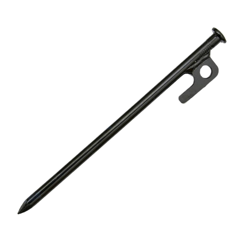탄소강 텐트고정핀 캠핑 지주팩 스트링홀 20cm
