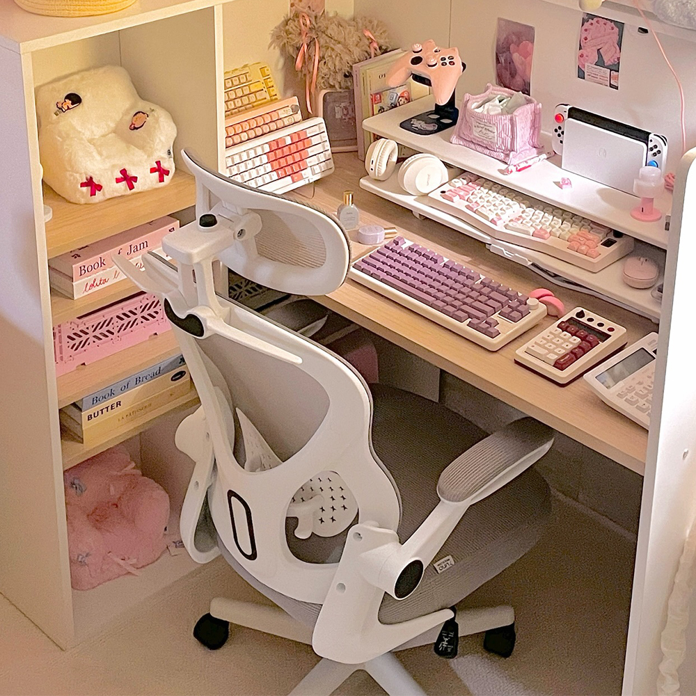 투노 넥트론 사무실 컴퓨터 책상 학생 공부 게이밍 허리 편한 메쉬 의자