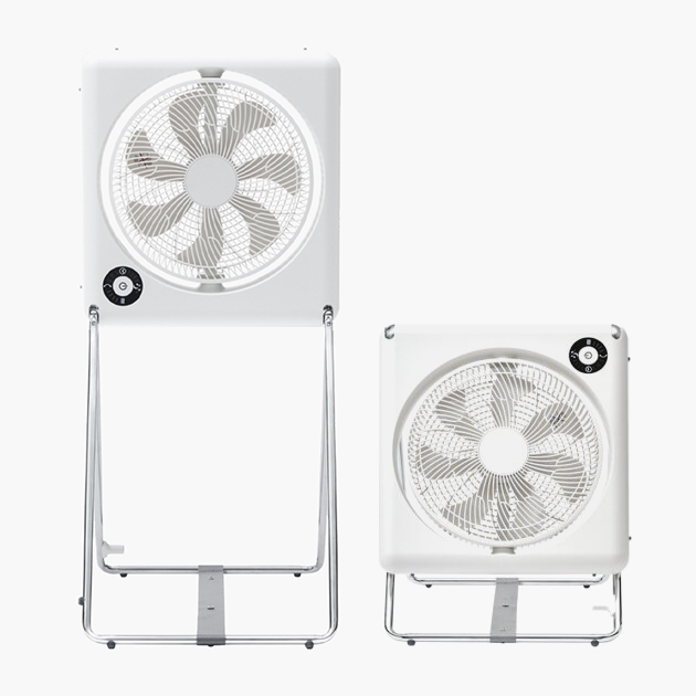 시코 폴딩 팬 신형 후면가드 분리형 접이식 선풍기 FLA-254D 화이트 - 메인 이미지