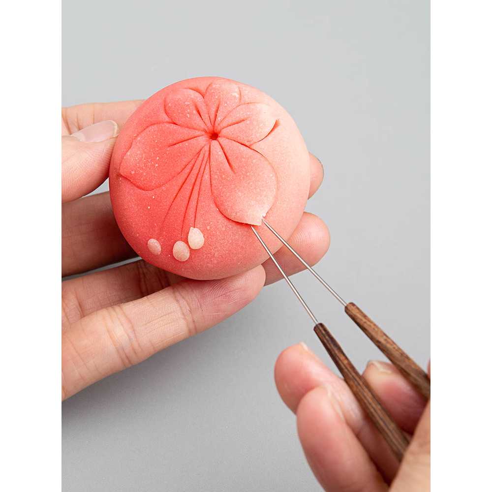 화과자 도구 세트 일본 전통 다과 만들기 조형 모음 A형 세트 - 상세 이미지 4