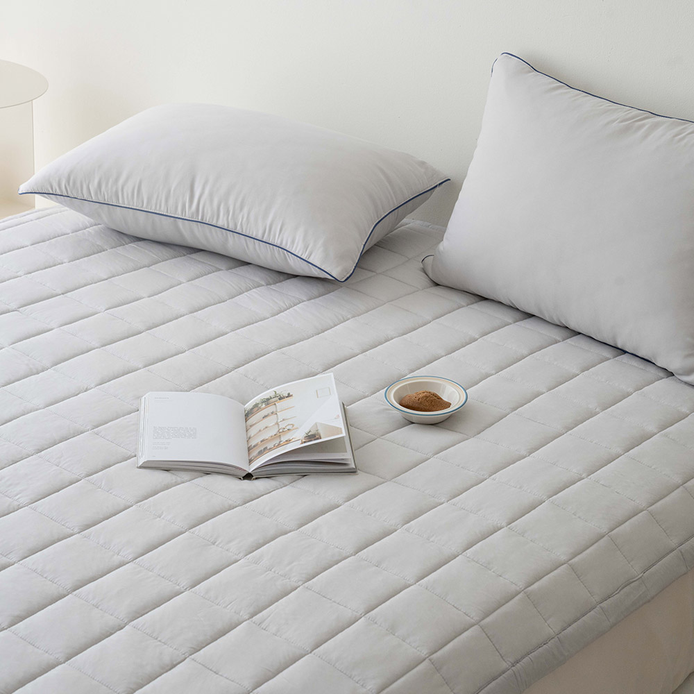 텐셀 모달패드 고정밴드 부드러운 촉감 사계절 가을 겨울 모달 이브자리 침대 패드 SS