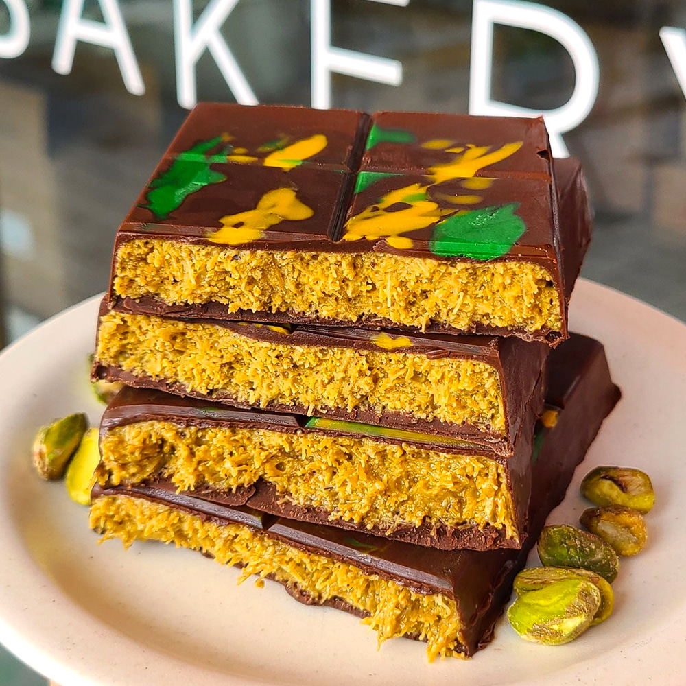 [인생과자점] BIG SIZE 두바이 초콜릿 피스타치오 카다이프 수제 초콜렛 제품 이미지