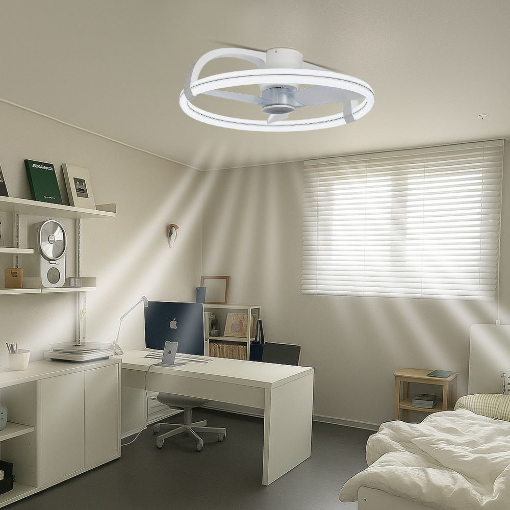 에어라인 오브제 LED조명 전등 실링팬 아토팬 천장선풍기 거실용 리모컨 포함 저소음 KC 공기순환