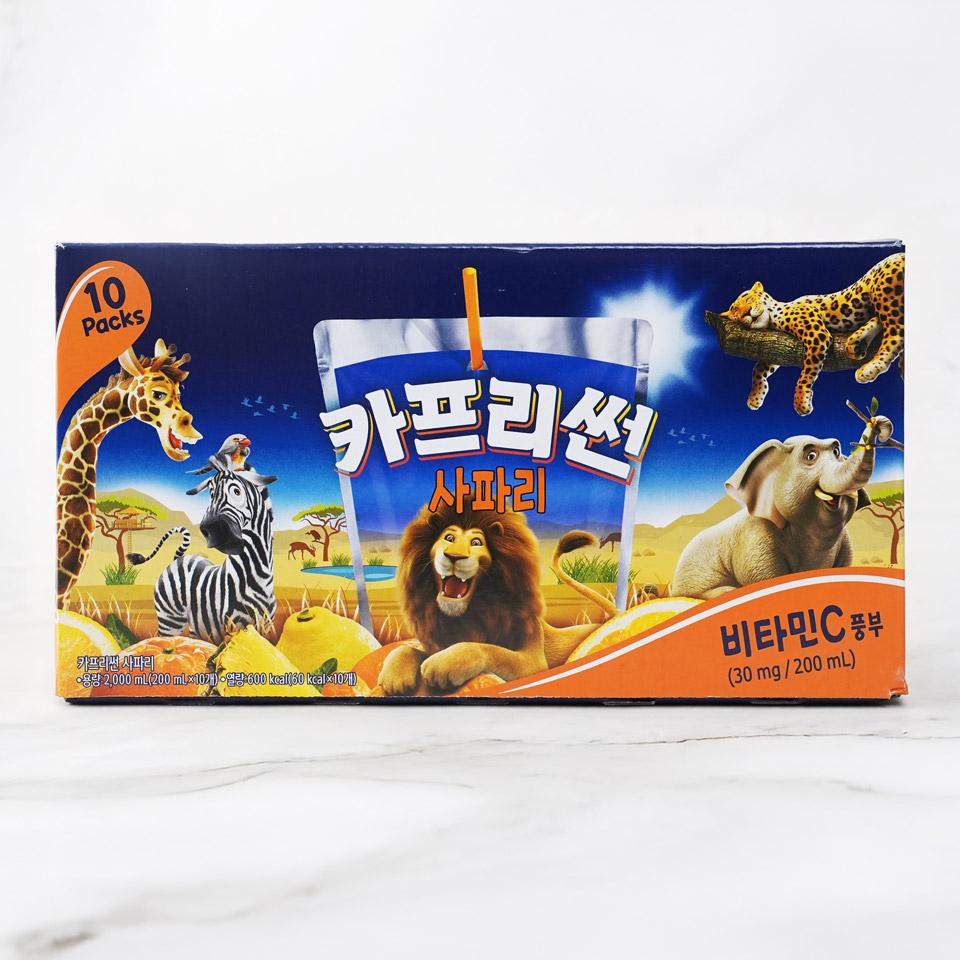 메가마트 농심 카프리썬 사파리 주스 200mlx10개 - 메인 이미지