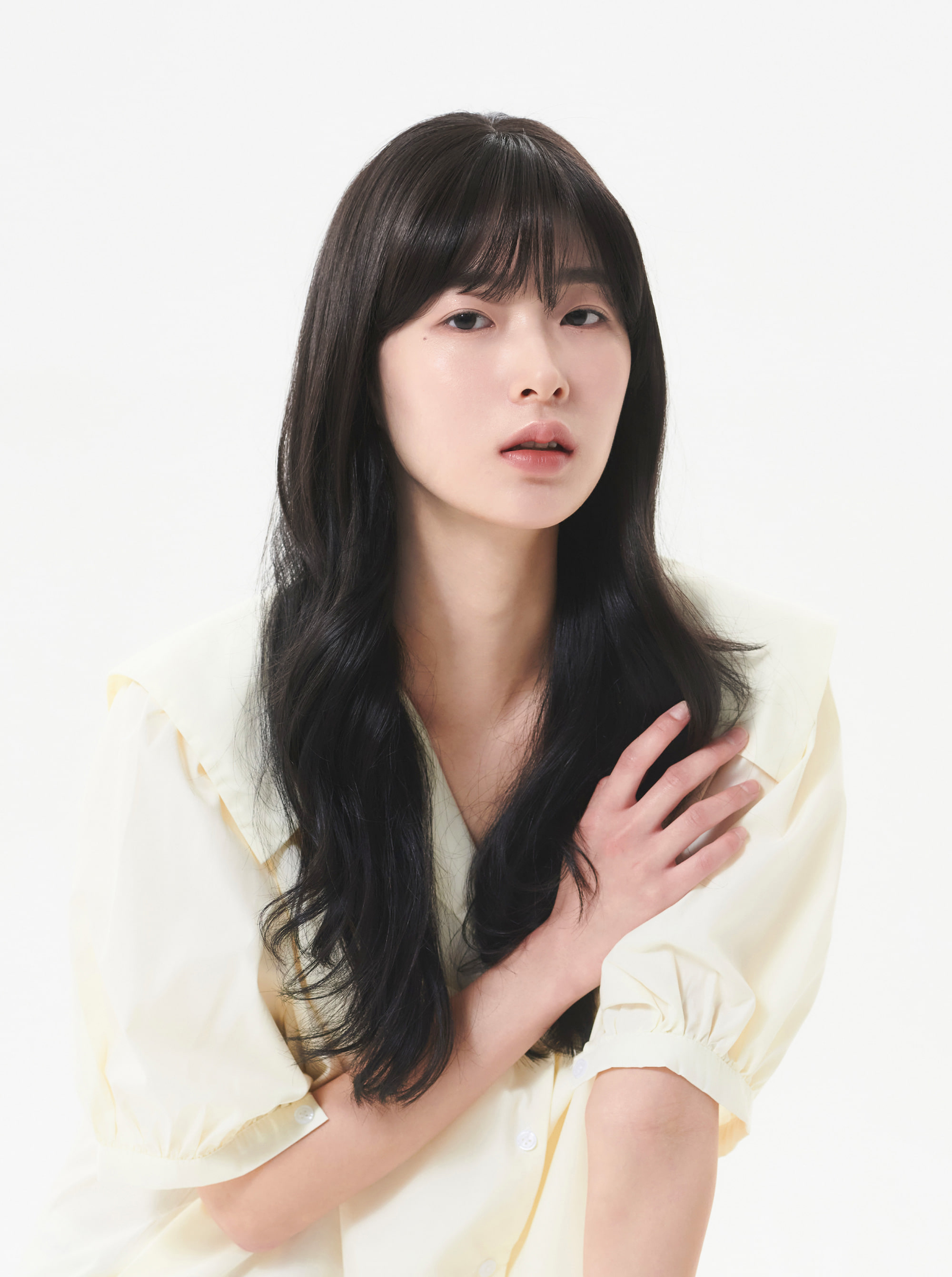 탑커버 코트니 정수리가발 시스루뱅 웨이브 - 상세 이미지 4