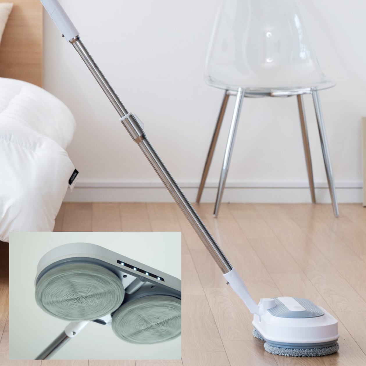 가정용 업소용 무선 스윙 물걸레 청소기 사무실 전동 물걸레 청소기