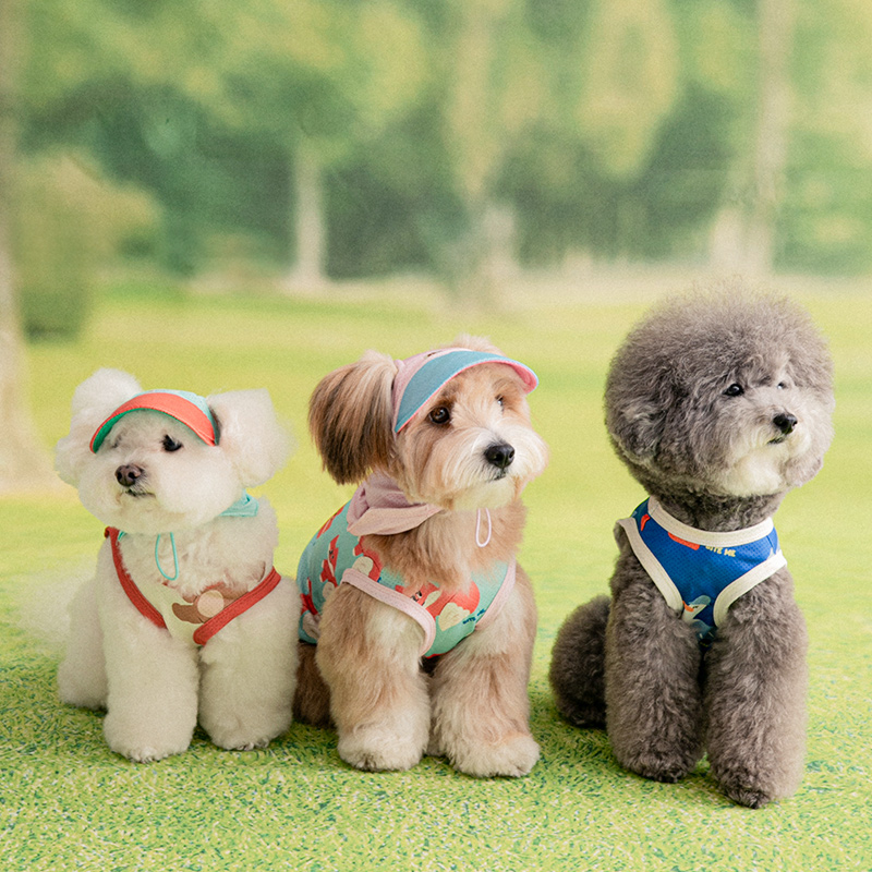 강아지옷 쿨조끼 강아지여름옷 티셔츠 쿨티 나시 쿨링티 블루 S