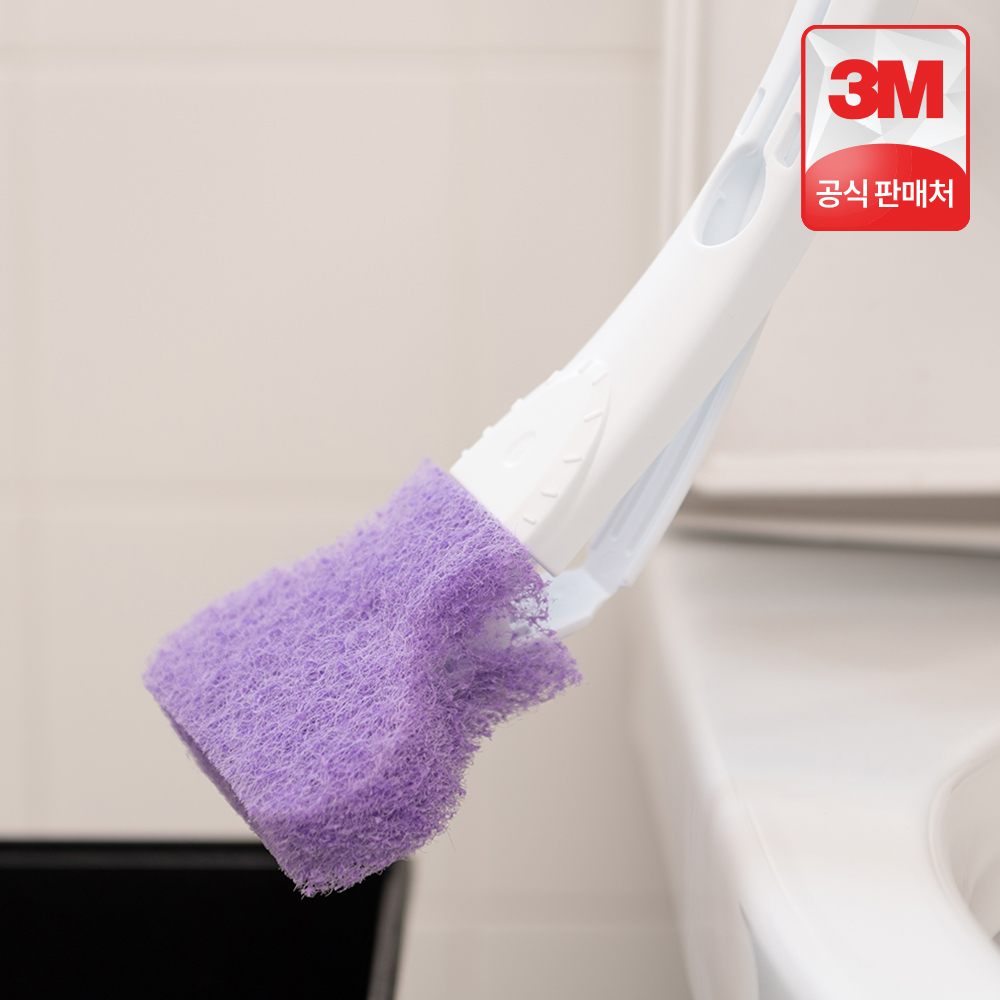 3M 스카치브라이트 변기솔 베이킹소다 크린스틱 리필 30개 화장실 욕실 청소솔 변기클리너