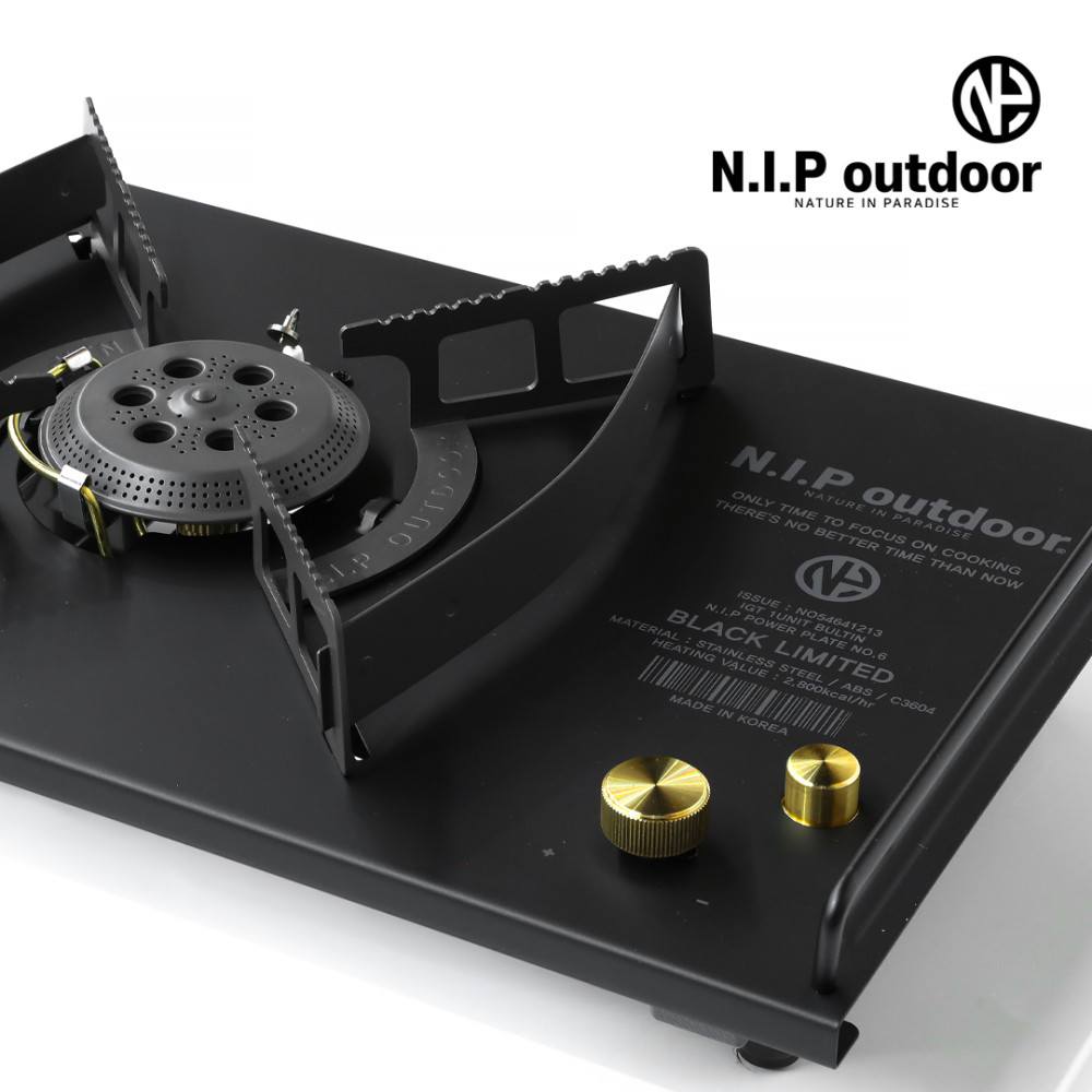 N.I.P 파워플레이트 NO6 리미티드 플랫 버너 가방포함 티탄