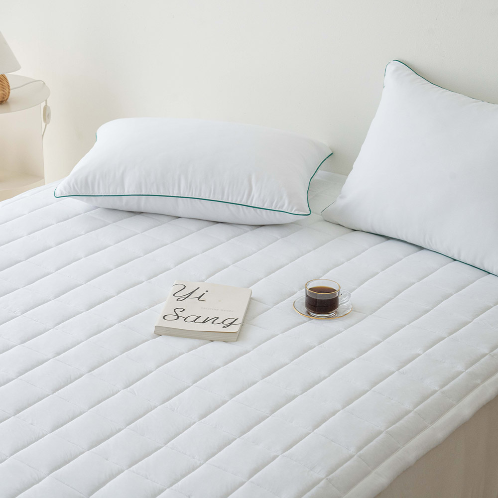 텐셀 모달패드 고정밴드 부드러운 촉감 사계절 가을 겨울 모달 이브자리 침대 패드 SS