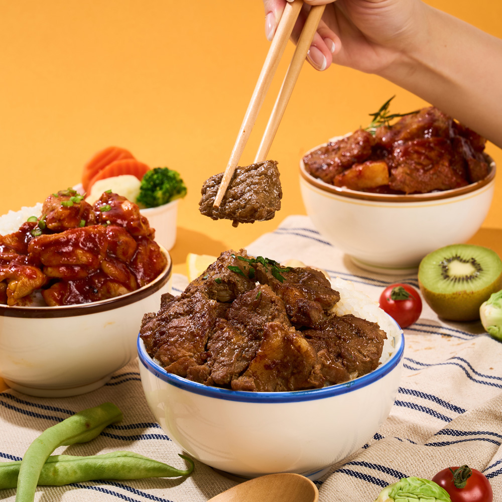 [4팩x참소스]바이트 한입저당 부드러운 닭가슴살대신 돼지갈비맛 양념구이 저당제육볶음 닭갈비 - 상세 이미지 2