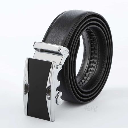 [울언니협력사]루미샵 엑스 자동버클 소가죽 벨트 120cm 캐주얼허리띠 50대남자선물 기념일선물 심플한벨트 중요한미팅이있는날