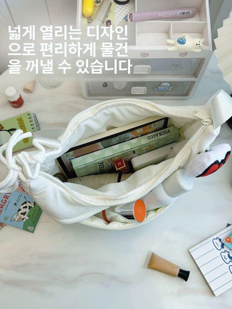 산리오 숄더백 헬로키티 쿠로미 대용량 여성 통근가방 메신저백 - 상세 이미지 3
