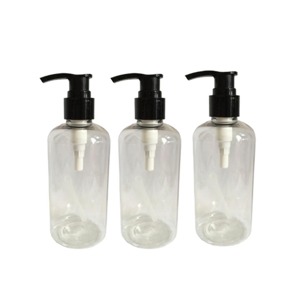 250ml 투명 펌프공병 액상용기 세제통 샴푸통 바디워시 용기