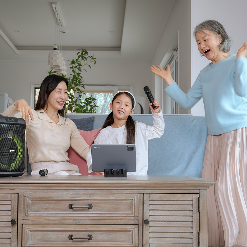 미라클씽 블루투스 스피커 마이크 휴대용 버스킹 올인원 차량용 캠핑 대형 매장용 야외용 이미지 7