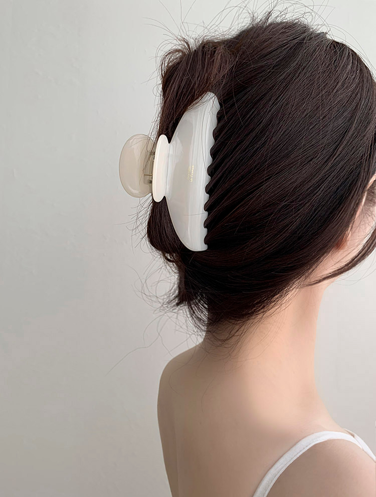 Barrette La France, 크리미 헤어클로 - 셀룰로오스 올림머리 프랑스 집게핀 제품 이미지