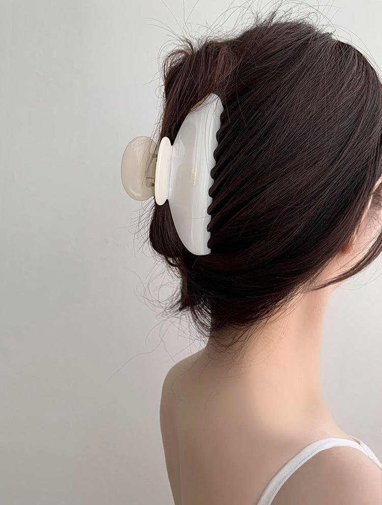 selflove Barrette La France 크리미 헤어클로 셀룰로오스 집게핀