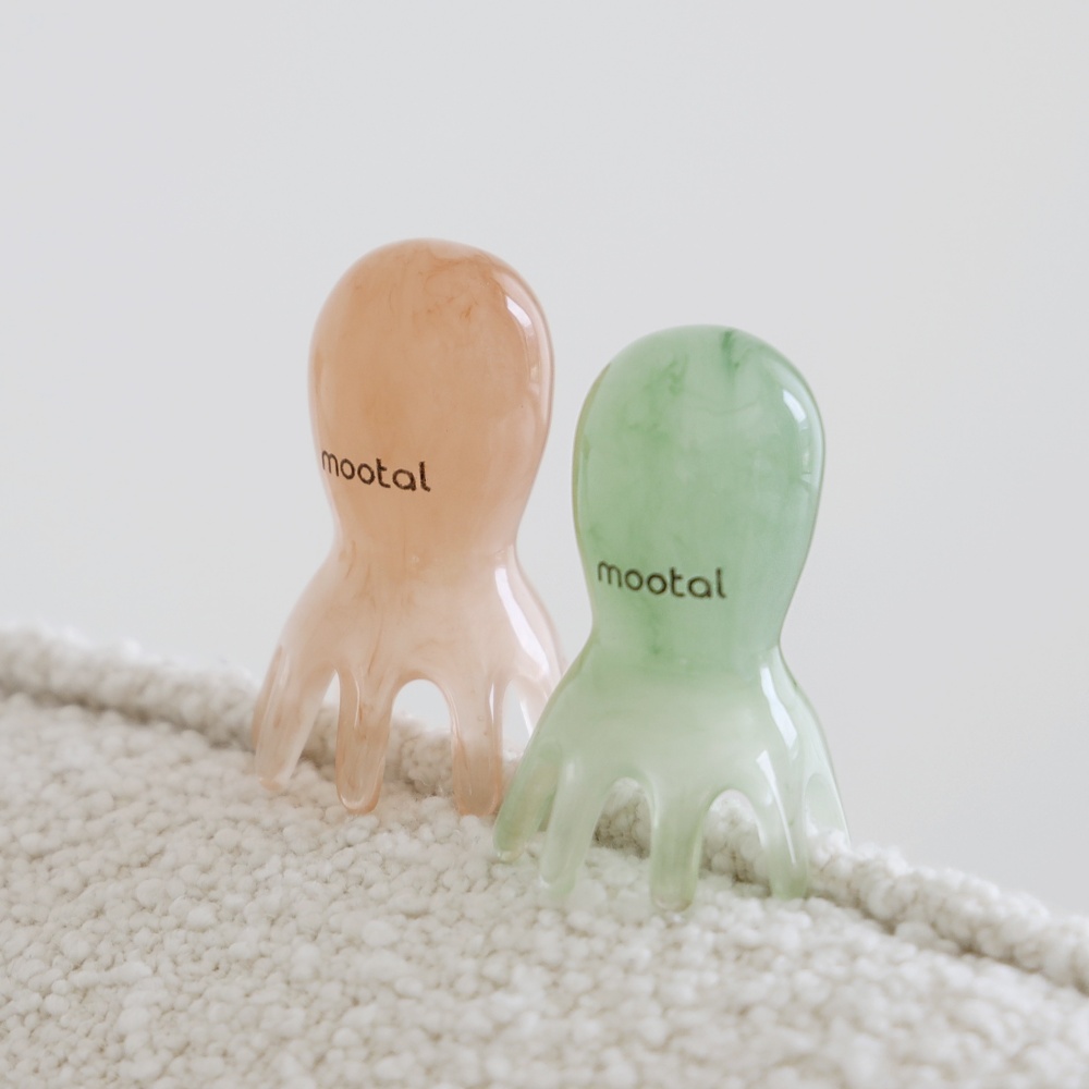 무탈 두피 괄사 마사지 승모근 머리 지압 마사지기 문어 하드핏