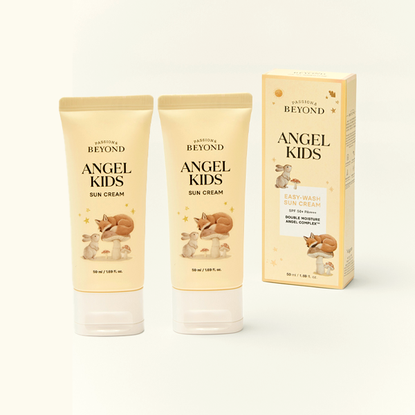 [2개 묶음딜] 비욘드 엔젤키즈 이지워시 선크림 50 mL (SPF 50+ / PA++++)