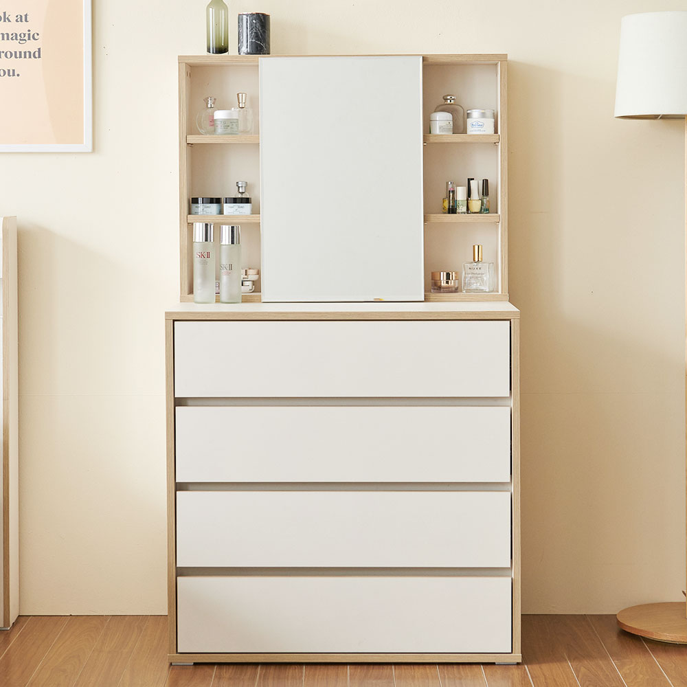 니모 틈새 수납화장대 600 수납거울 서랍장