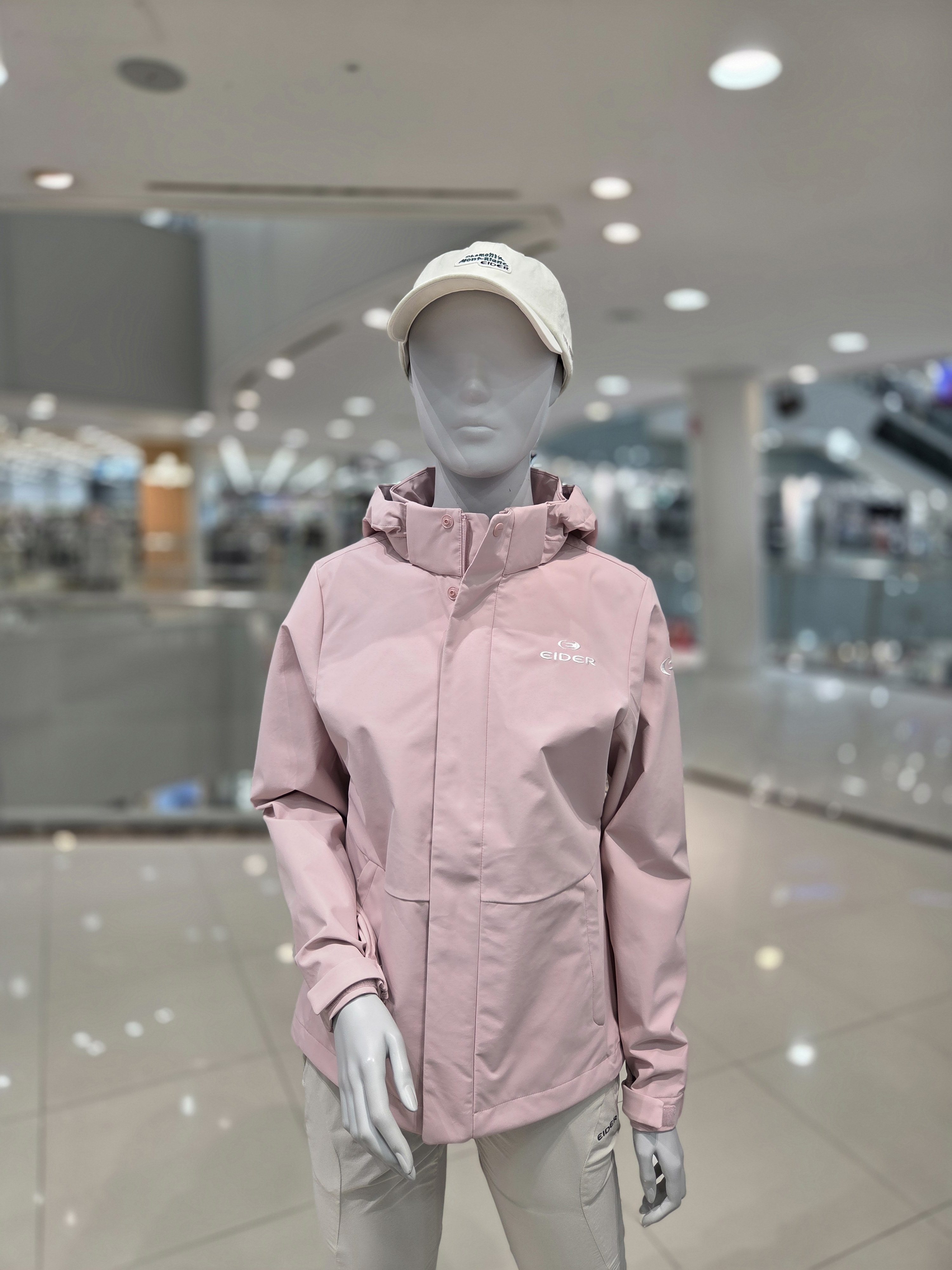 아이더 여성 방풍 자켓 간절기 바람막이 3L 후드 탈부착 등산 트레킹 점퍼