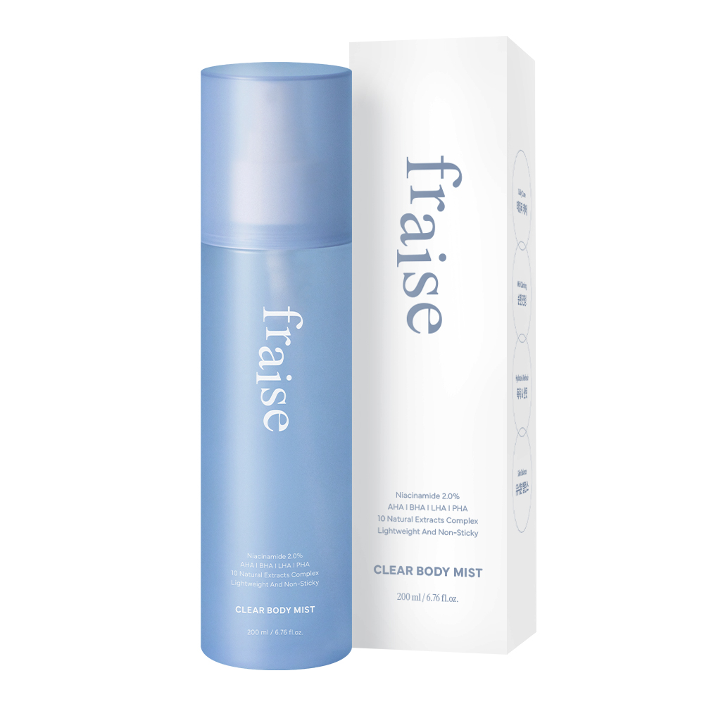 프레즈 클리어 바디미스트 각질제거 진정 결케어 200ml