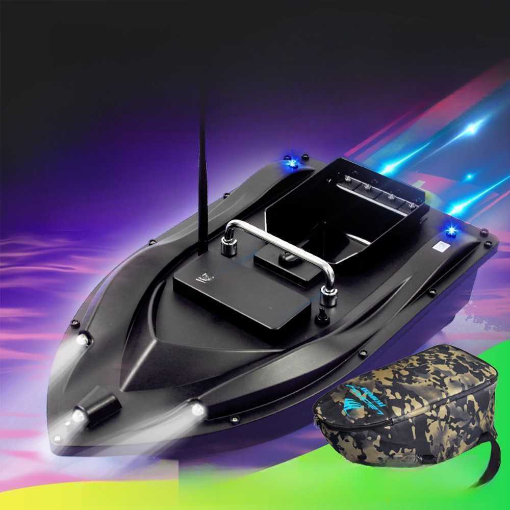 전동 RC 낚시 보트 떡밥 살포 미끼 자동 수상 무선 블랙보트+5200 배터리 1개 - 상세 이미지 2