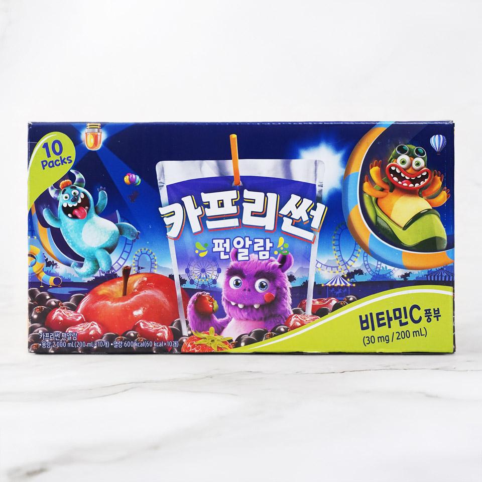 메가마트 농심 카프리썬 펀알람 주스 200mlx10 - 메인 이미지