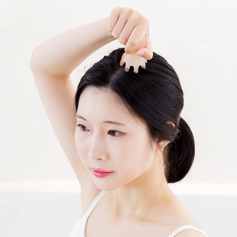 무탈 두피 괄사 마사지 승모근 머리 지압 마사지기 문어 하드핏