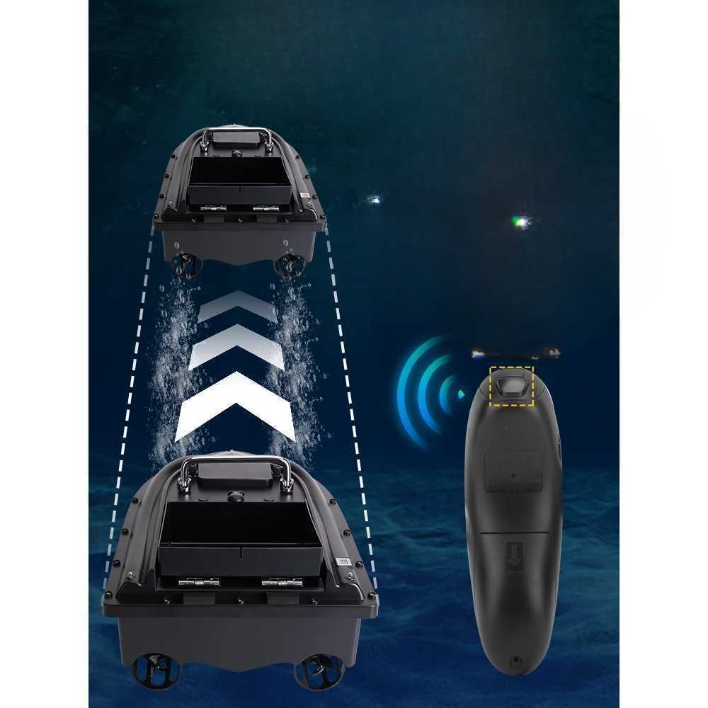 RC 떡밥 보트 미끼 자동 투하 원격 조종 리모턴 전동 단일보트 5800mAh 1개 - 상세 이미지 3