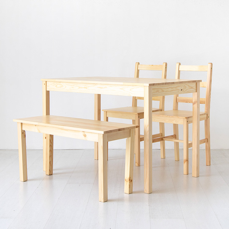 HORBO 4인원목식탁세트 소나무 - 상세 이미지 2