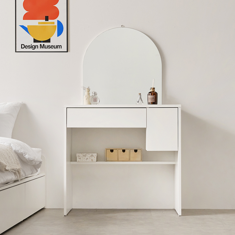 e스마트 로에 틈새 수납 화장대 800