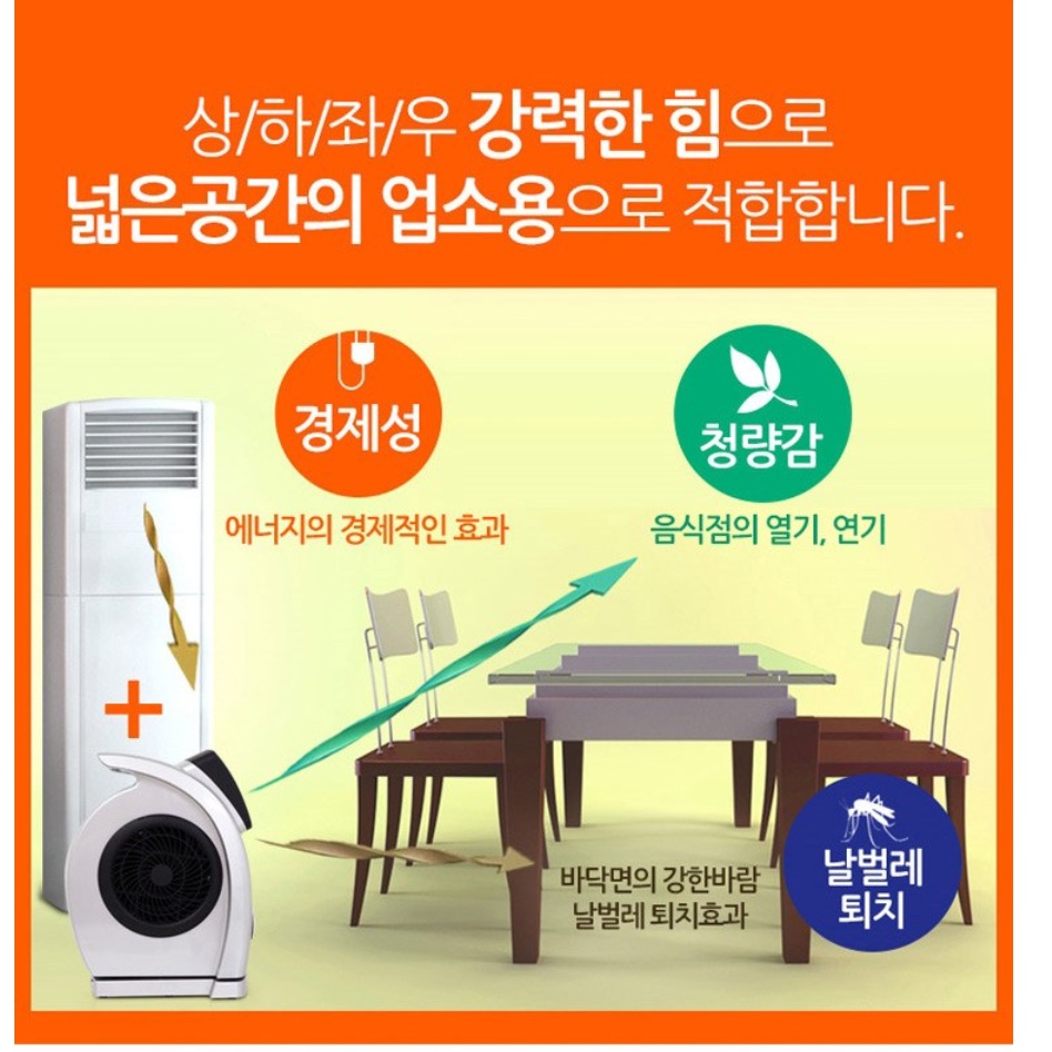 날개없는 서큘레이터 리모컨 탁상용 써큘레이터 사무실용 서큘레이터 공기 순환기 - 상세 이미지 3