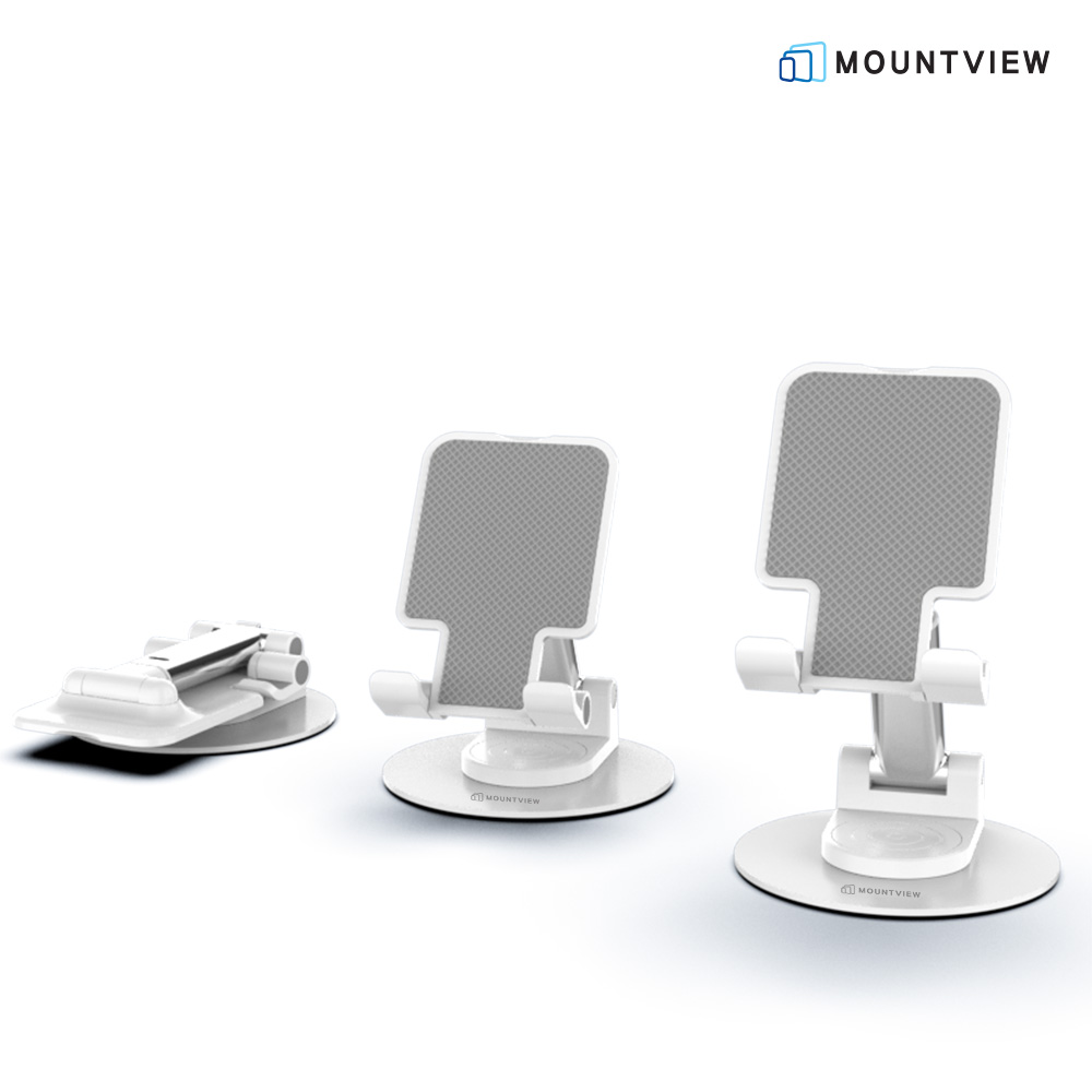 마운트뷰 스윙 핸드폰 거치대 접이식 탁상용 책상 휴대폰 받침대 스탠드 미니핸드폰거치대