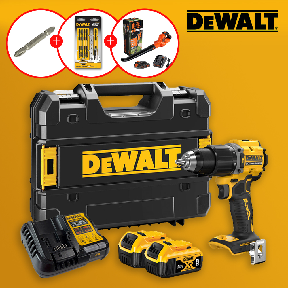 디월트 DCD799P2T 고성능 20V MAX 햄머드릴 듀얼팩 에디션