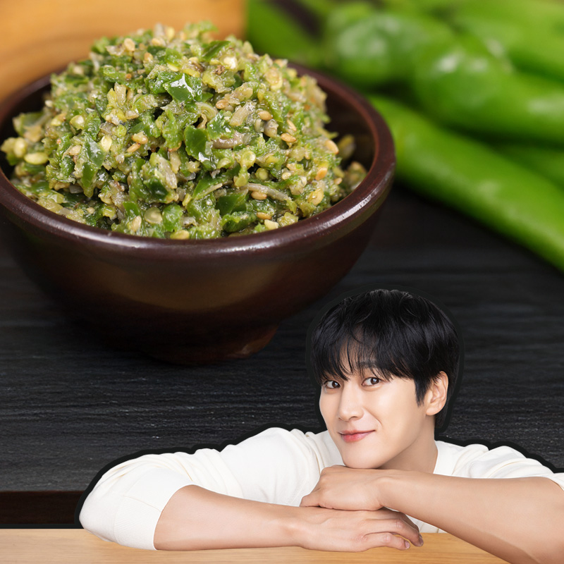 셰프애찬 맵짤이 청양고추 땡초장 양념장 장아찌 다대기 다진고추 반찬 250g 제품 이미지
