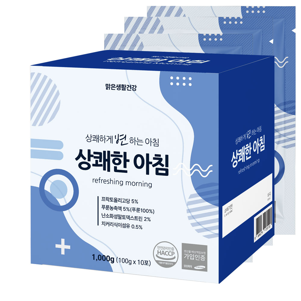 (5박스) 배변활동 장건강 마시는 액상차 상쾌한아침 10포 - 상세 이미지 3