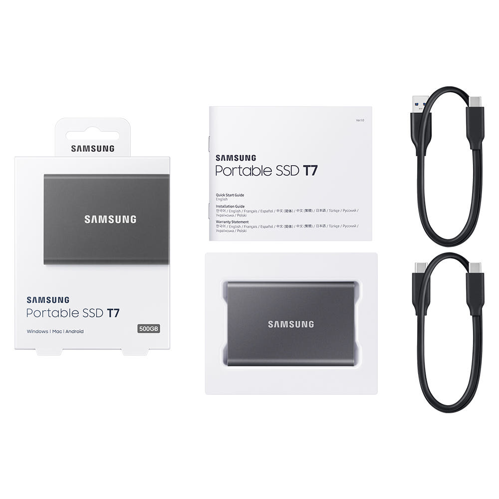 삼성전자 삼성 포터블 외장하드SSD T7 1TB USB3.2 Gen2 데이터 복구 서비스