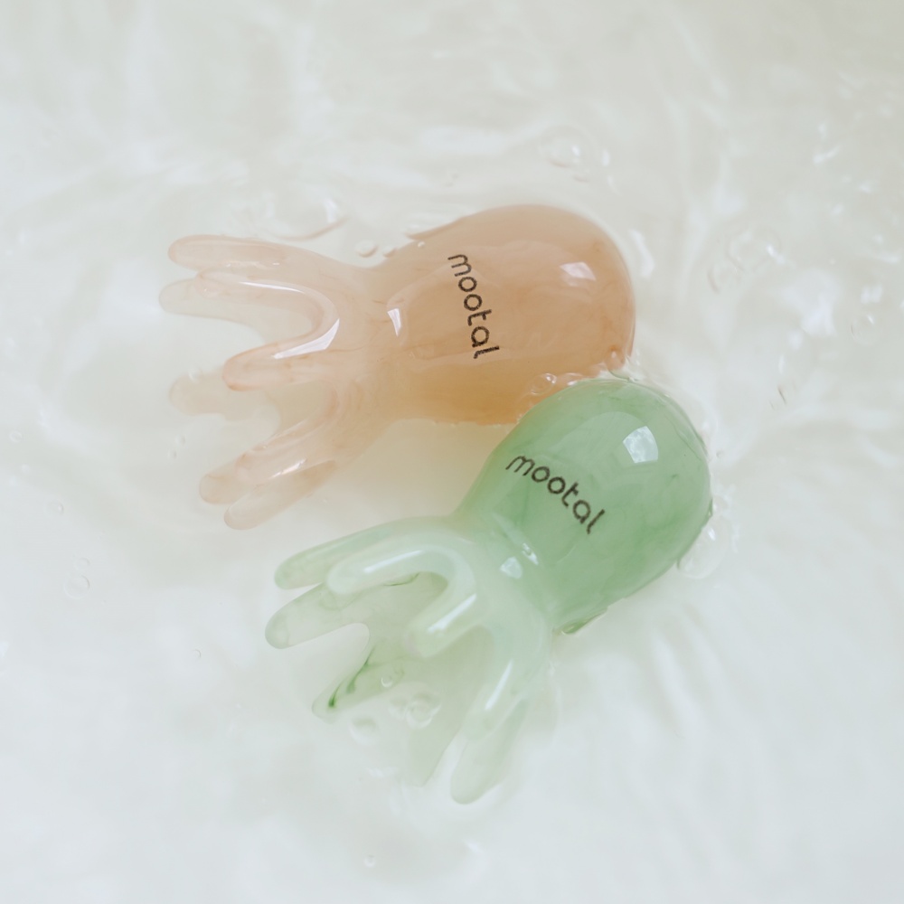 무탈 두피 괄사 마사지 승모근 머리 지압 마사지기 문어 하드핏